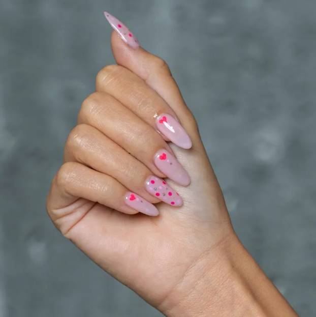 Happy Valentine's day Nails 2025