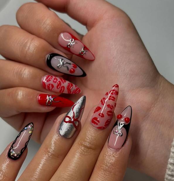 Valentines day Nails 2025 Design